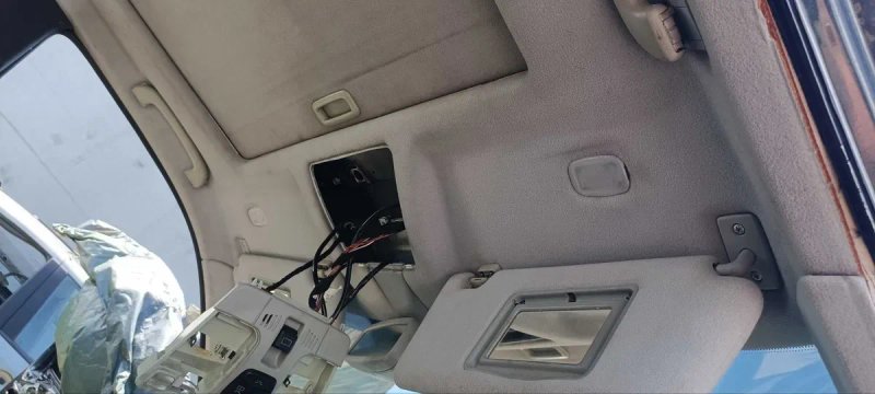 Потолок Mercedes-Benz W210 (светло-серый) седан под люк, обшивка криши — фото 5