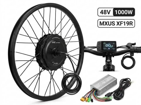Потужний 1000W швидкість 55 км/год, мотор-колесо  MXUS XF19R для велосипеда 26–29 дюймів, електровелосипед, електроколесо, набір для велосипеда
