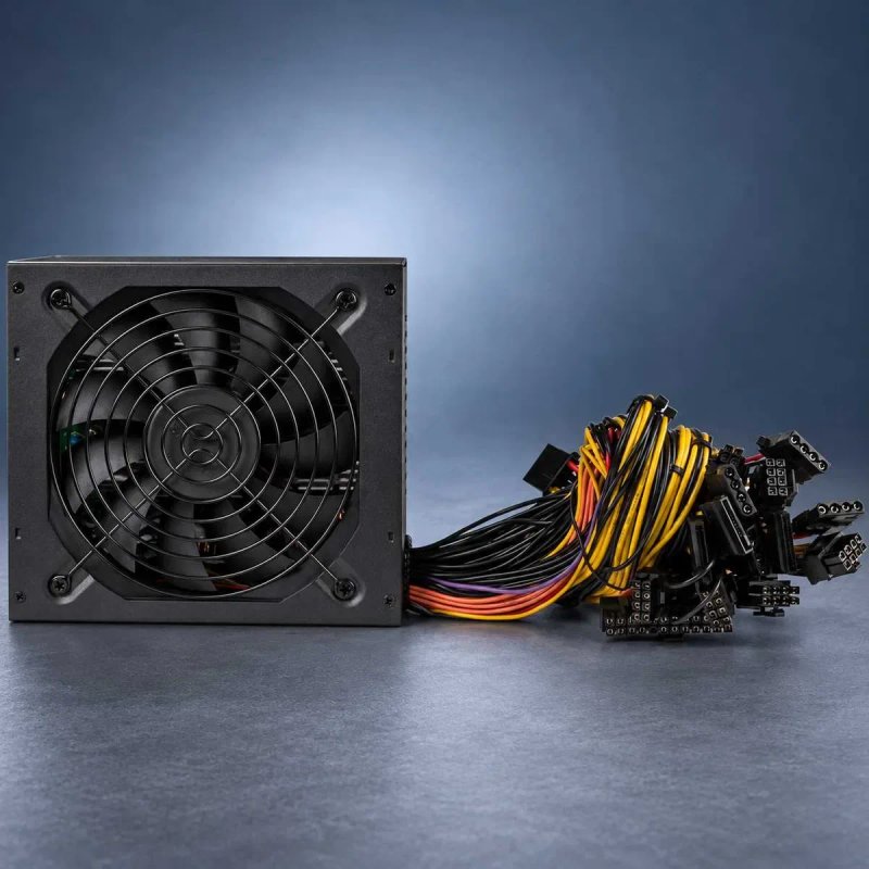 Потужний блок живлення Vinga VPS-1850 1850W - 80 PLUS Bronze - Active PFC - 12×PCI-E, 16 AWG — фото 3