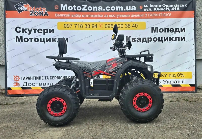 Потужний електро квадроцикл Tundra 1500W | Графеновий акумулятор, Редукторний — фото 3