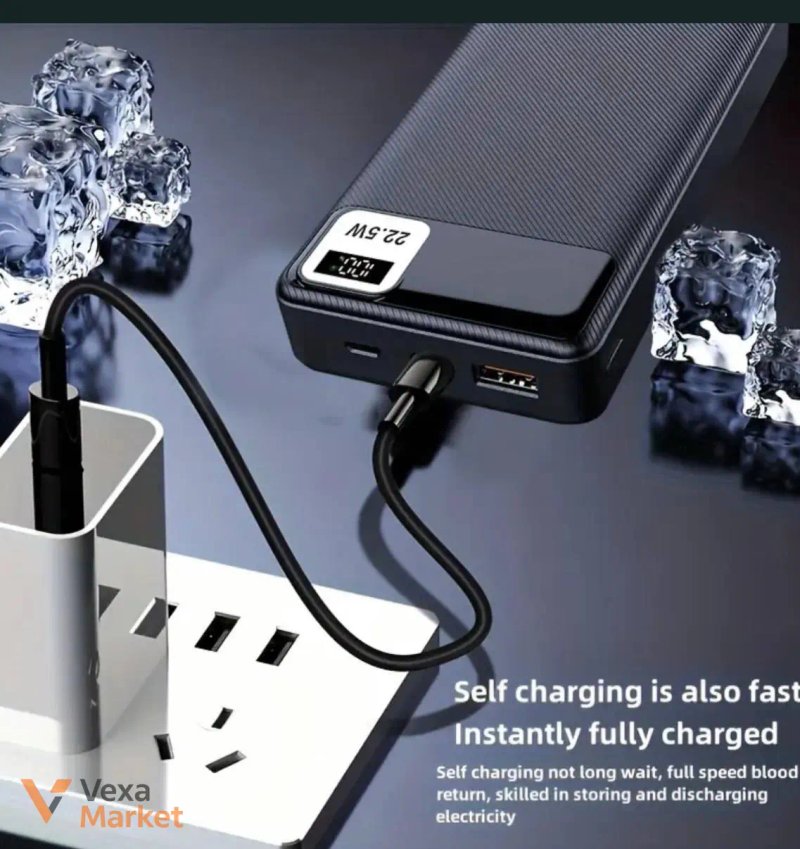 Потужний повербанк 20000 mAh / 22.5W з LED-дисплеєм — фото 2