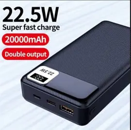 Потужний повербанк 20000 mAh / 22.5W з LED-дисплеєм — фото 3