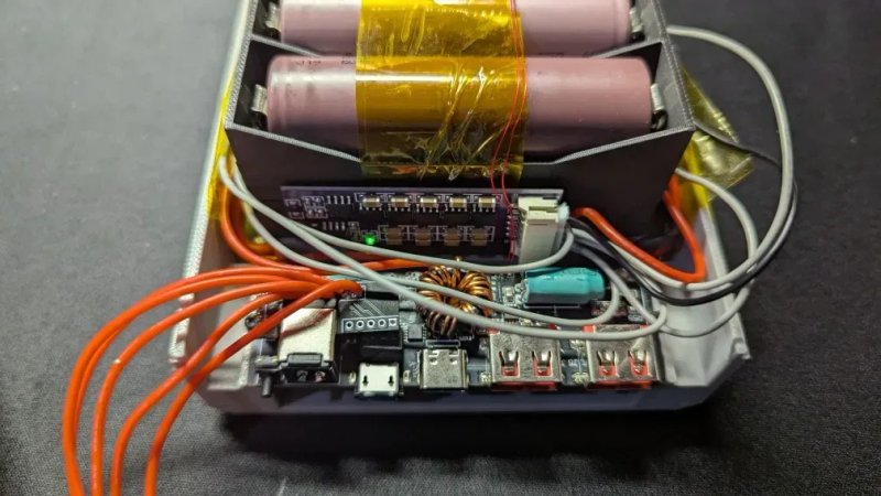 повербанк на 50000 mAh на елементах 21700, Активний балансир — фото 4