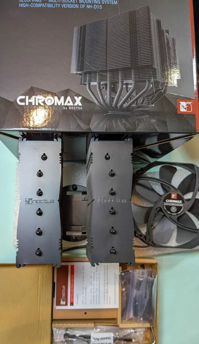Повітряне охолодження Noctua NH-D15S chromax.black — фото 2