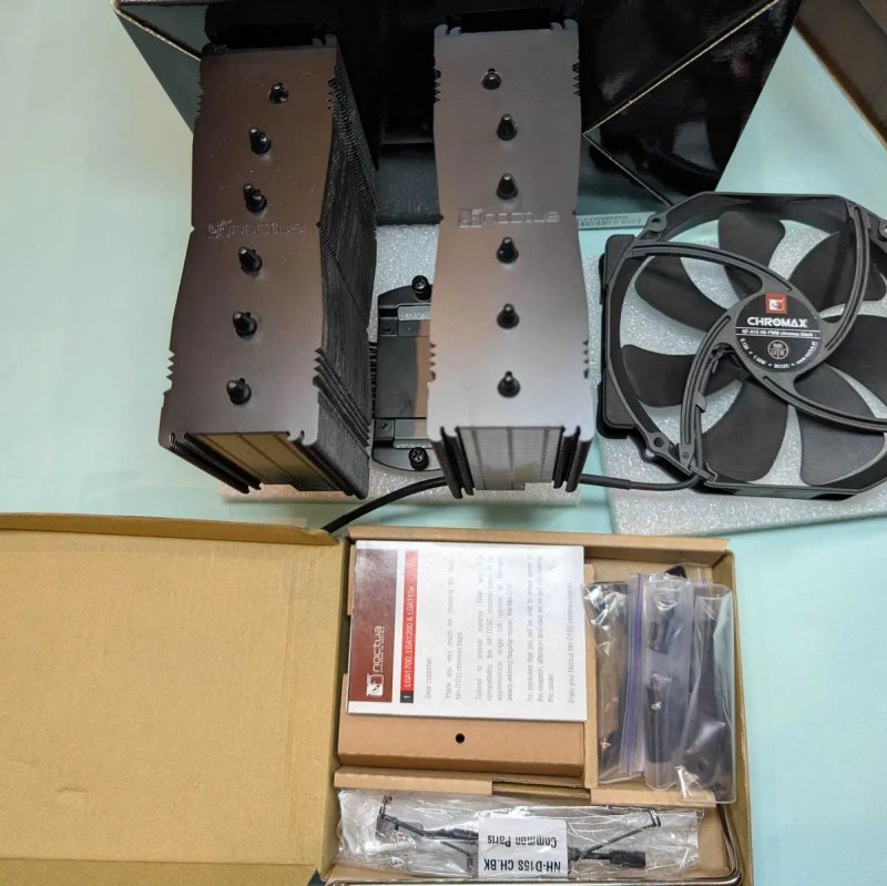 Повітряне охолодження Noctua NH-D15S chromax.black — фото 3