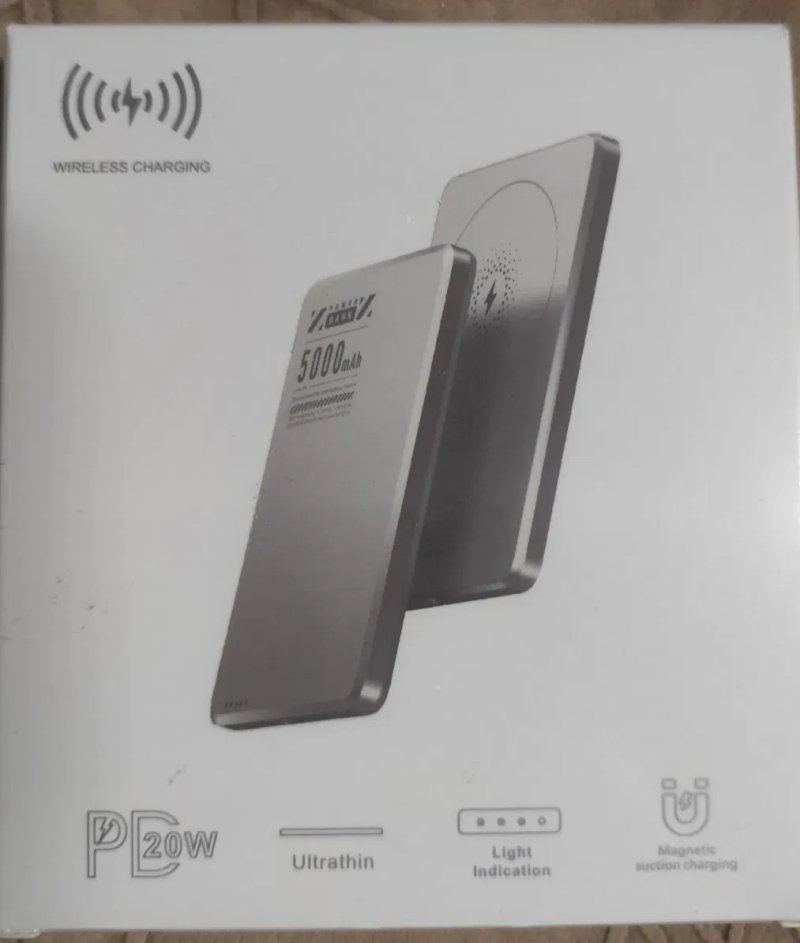 Power Bank 5000 mAh MagSafe | Бездротова зарядка 15W | 20W PD
Power Ba — фото 2