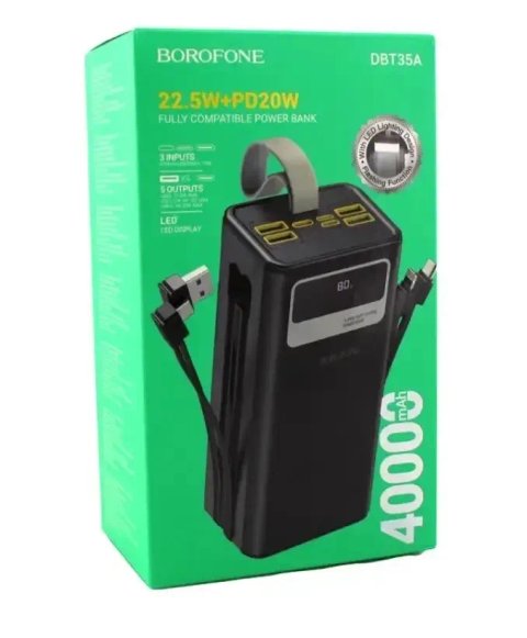Power bank BOROFONE DBT 35A 40000mAh 22.5W