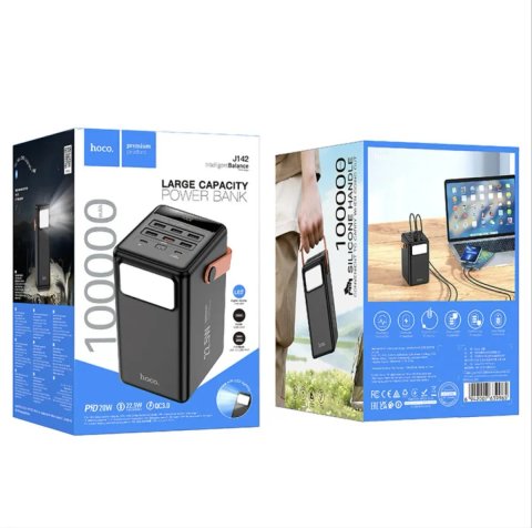 Power Bank Hoco J142 Surpass 100000mAh 22.5W+PD20W (з ліхтарем)