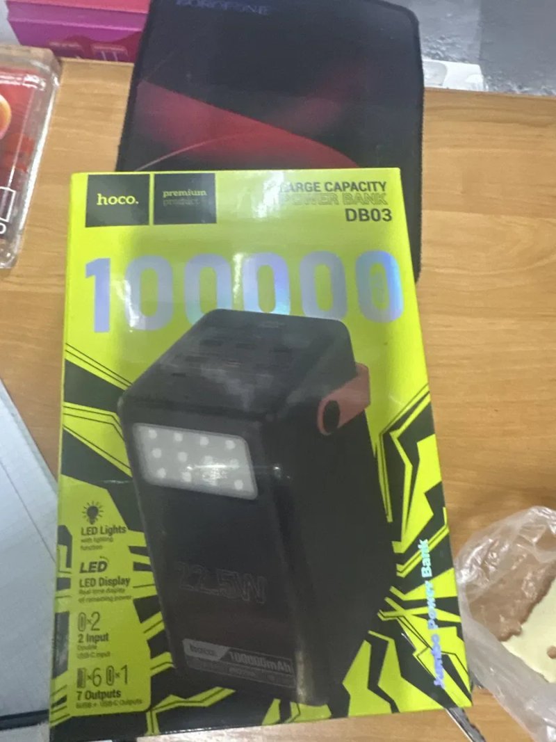Power Bank Hoco J142 Surpass 100000mAh 22.5W+PD20W (з ліхтарем) — фото 2