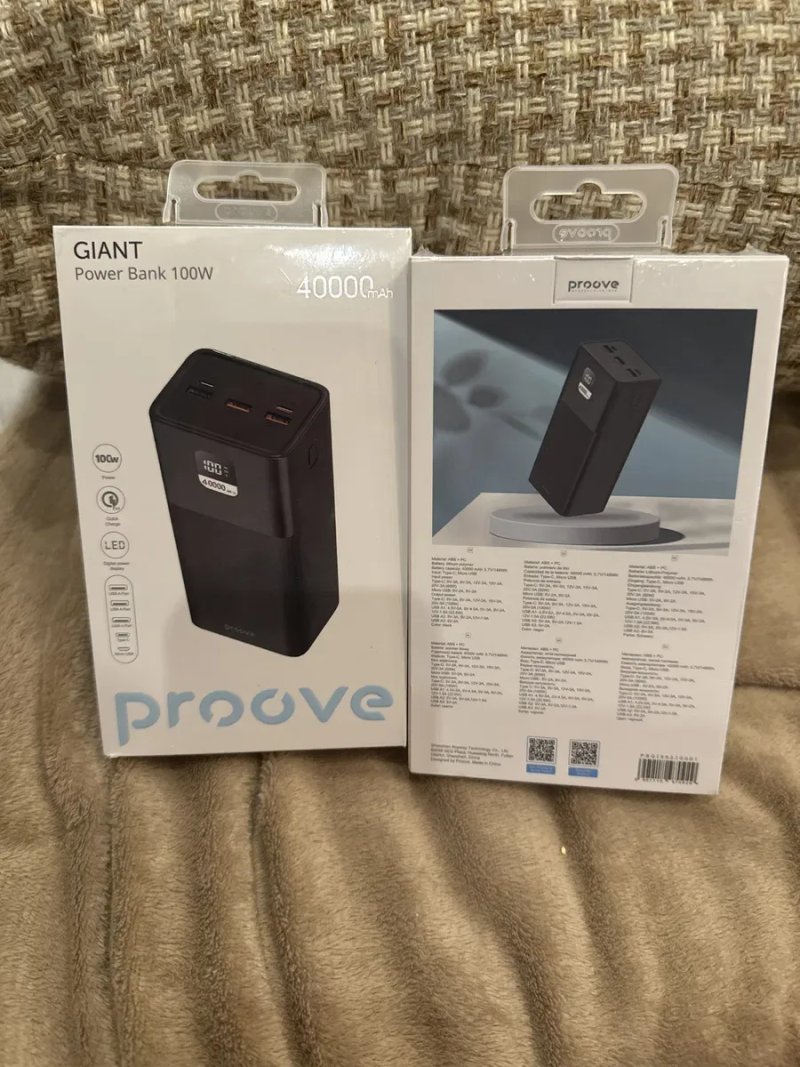 Power Bank PROOVE Giant 40000mAh  100w — фото 4