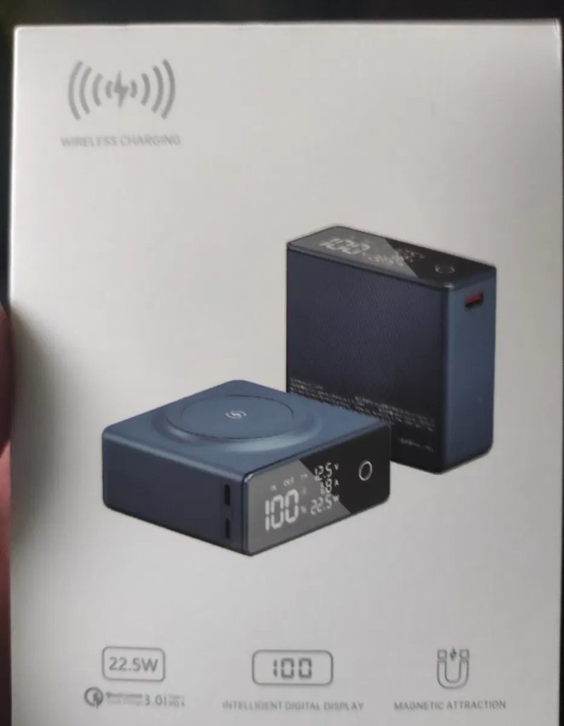 Power Bank Q7 20000 mAh | Бездротова зарядка 15W | 22.5W — фото 2
