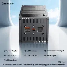 Power bank REMAX RPP-161 50000 mAh PD27W+QC3.0 (22.5W) — фото 4