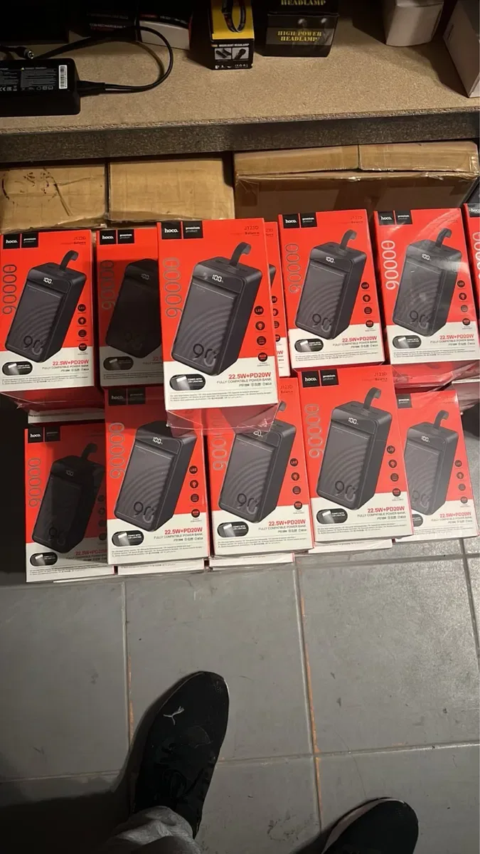 PowerBank Hoco J123D LED PD20W+QC3.0 90000 mAh Black — фото 4