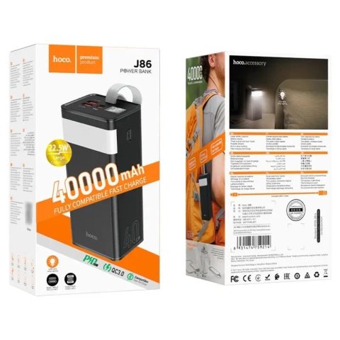 Powerbank Hoco j86 40000mah 22.5w повербанк Powerbank