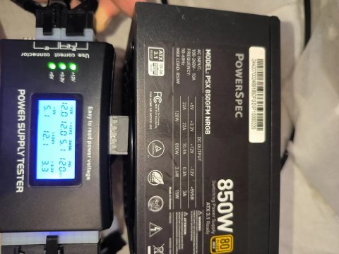 PowerSpec 850W 850GFM 80+ Gold (ATX 3.1) Блок живлення