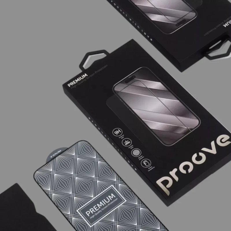 Преміальне захисне скло | Proove Premium | для iPhone 17/16/15 | ВЕЛИКА НАЯВНІСТЬ | ПРЕМІУМ СКЛО ! — фото 6