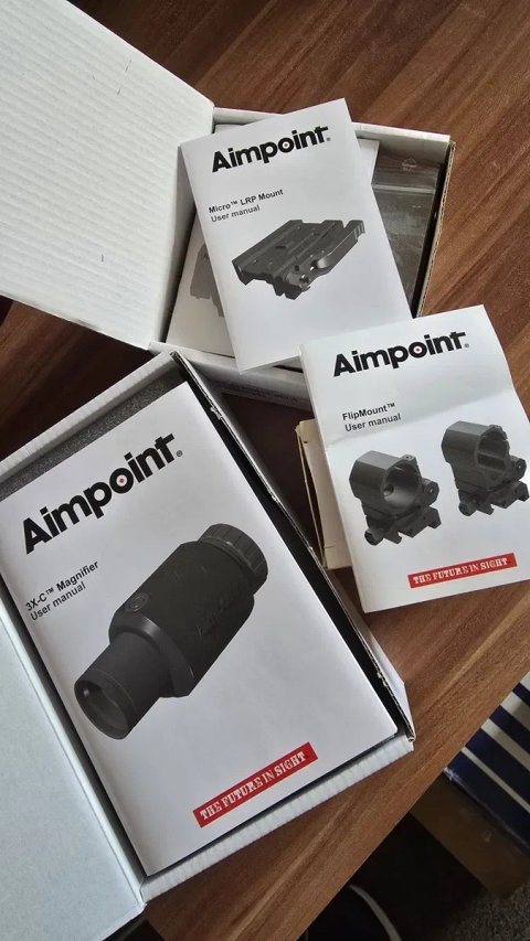 Преміум-комплект Aimpoint (Коліматор + Магніфер + Швидкознімні кріплення)