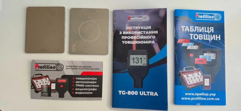 Преміум ! Товщиномір Profiline TG 800 Ultra, 2 великих дисплея — фото 3