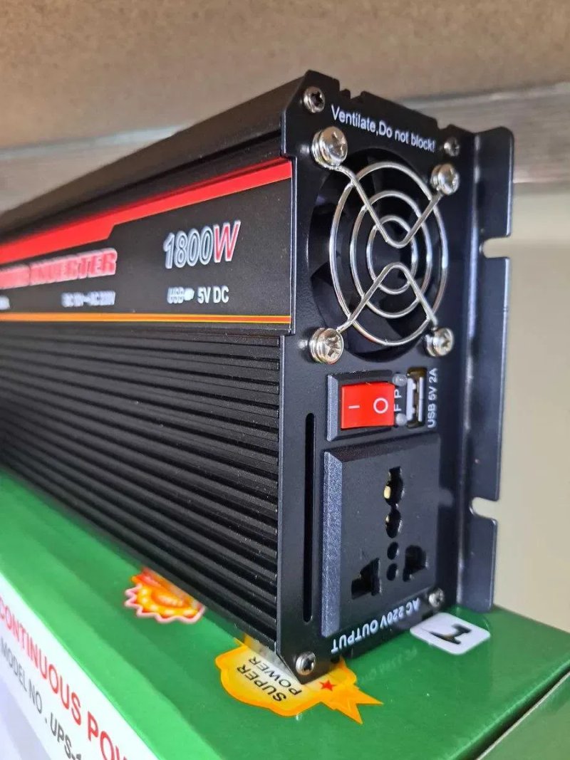 Преобразователь інвертор + зарядка 20А 12-220V 1800W Инвертор ИБП ДБЖ — фото 2