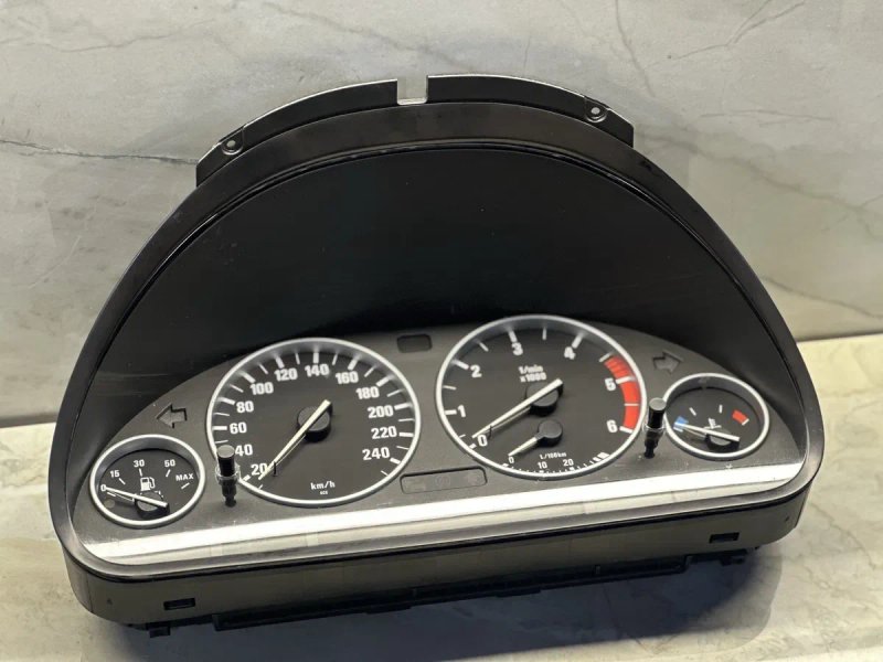 Приборка BMW E39 Дизель Рестайлінг З хромованими кольцами М47 М57 Приборна панель приладів БМВ — фото 5
