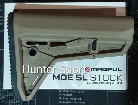 Приклад Magpul MOE SL Mil-Spec, Без труби для АК, AR15, AR10 оригінал
