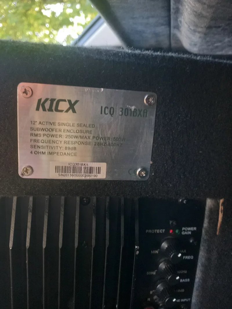 Продам сабвуфер саб Kicx ICQ 301BXA активний в дуже гарному стані — фото 2