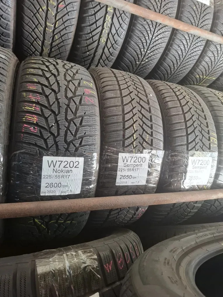 Продам зимові шини, колеса 225/55 r17 — фото 7
