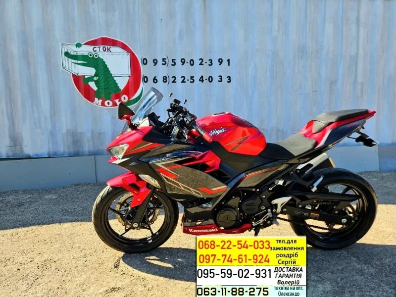 Продаж Кавасаки нинзя 2018рік Kawasaki Ninja 400 РОЗМИТНЕНИЙ! з Японії без пробігу по Україні  стокмото Мотоцикл Kawasaki Ninja 400 стокмото — фото 2