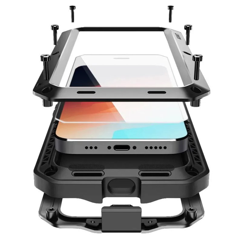 Противоударный чехол Lunatik Taktik на Айфон iPhone 15/15Pro/15ProMax — фото 2