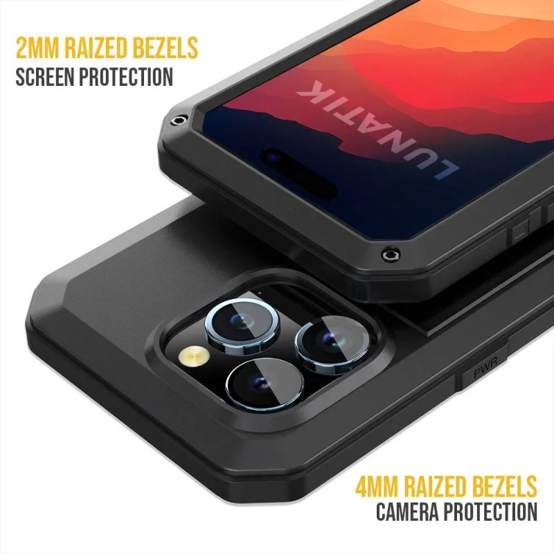 Противоударный чехол Lunatik Taktik на Айфон iPhone 15/15Pro/15ProMax — фото 3
