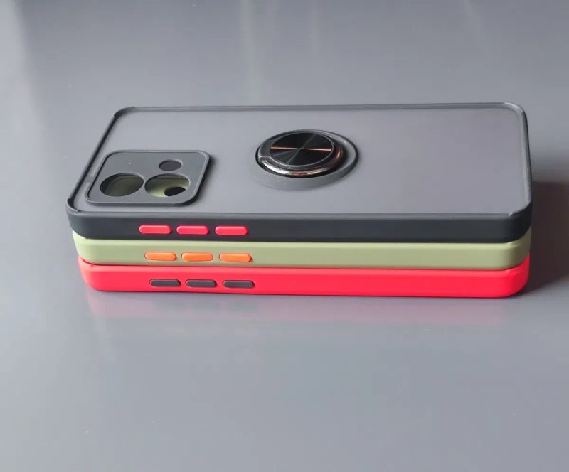 Противоударный чехол с кольцом подставкой для Motorola G24 G32 G54 G84 — фото 2
