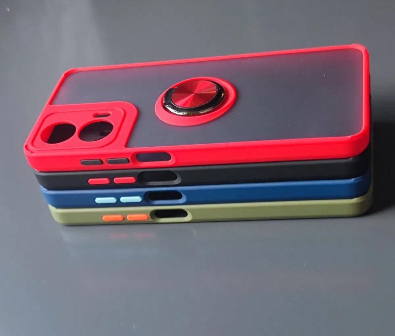 Противоударный чехол с кольцом подставкой для Motorola G24 G32 G54 G84 — фото 3