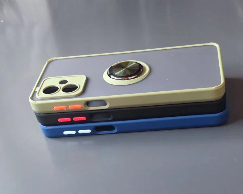 Противоударный чехол с кольцом подставкой для Motorola G24 G32 G54 G84 — фото 6