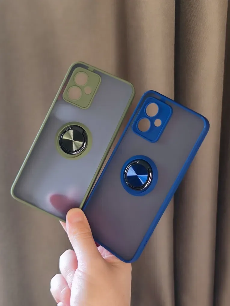 Противоударный чехол с кольцом подставкой для Motorola G24 G32 G54 G84 — фото 8