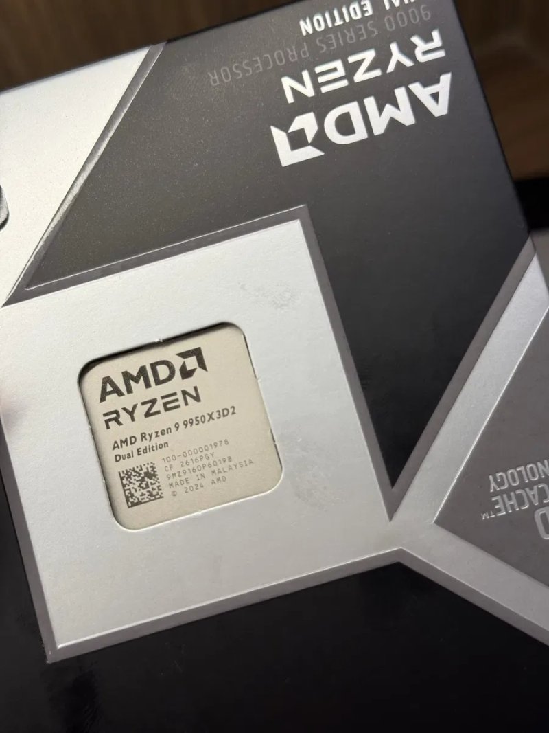 Процесор AMD Ryzen 9 9950X3D2 DUAL Box — Новий / Запакований — фото 4