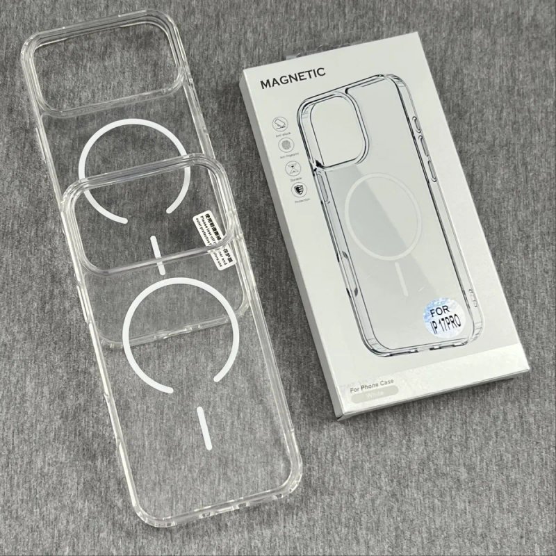 Прозорий чохол з MagSafe для iPhone 18/17/16/15/14/13 | Pro / Pro Max | ПРЕМІУМ ЯКІСТЬ | УСІ МОДЕЛІ !! — фото 3