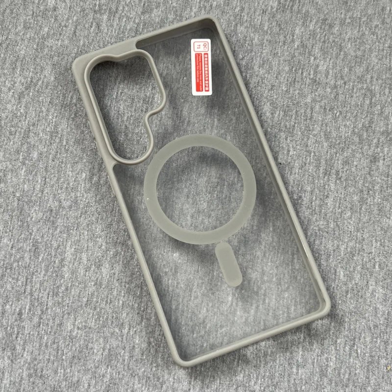 Прозорий чохол з MagSafe для Samsung Galaxy S26/S25/S24 | Прозорі силіконові чохли Matte Acrylic для Samsung | НОВІ !!! — фото 3