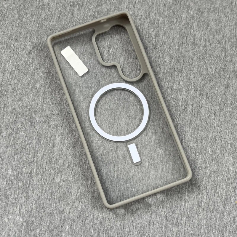 Прозорий чохол з MagSafe для Samsung Galaxy S26/S25/S24 | Прозорі силіконові чохли Matte Acrylic для Samsung | НОВІ !!! — фото 4