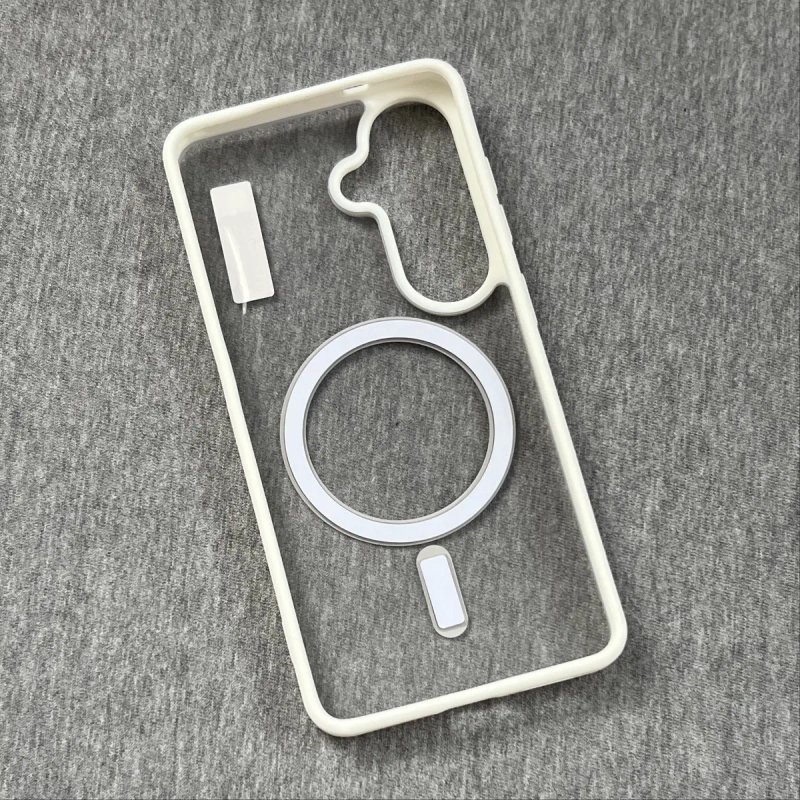 Прозорий чохол з MagSafe для Samsung Galaxy S26/S25/S24 | Прозорі силіконові чохли Matte Acrylic для Samsung | НОВІ !!! — фото 7