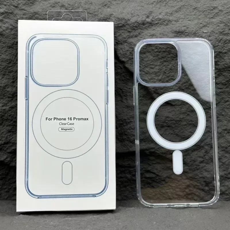 Прозрачный чехол Айфон 12/12 Pro, MagSafe, Силіконовий чохол з магнітом — фото 3