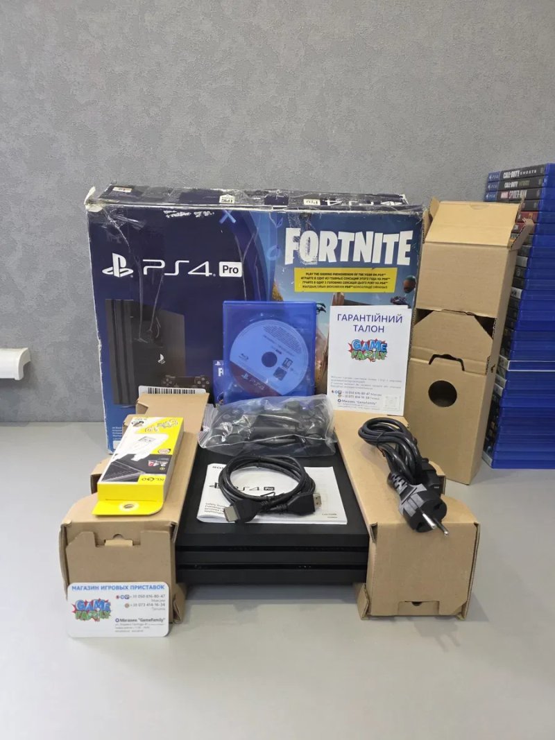 Ps4 Pro Cuh7108B Sony Playstation Ps 4 HDD 1TB 1024GB 12 Місяців Гарантія Магазин + Uncharted Lost Legacy — фото 2