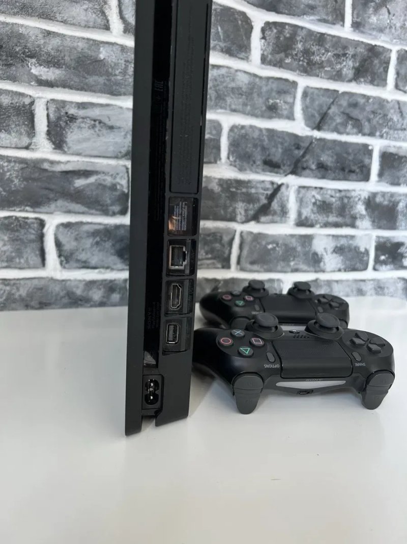 Ps4 slim 1 tb - 65 игр goldhen, 2 геймпада — фото 3