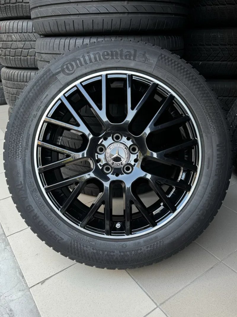 R-19 зима Mercedes,оригінал для моделей Мерседес:GLE GLS GL ML R w167 v167 w166 w164 взутий у шини Continental Winter Contact TS 870 P 255/50/R19 — фото 5