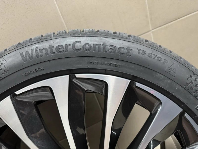 R-20 SKODA новий зимовий комплект ШКОДА: Kodiaq Kodiaq RS Enyq Elroq взутий у шини 255/45/R20 Continental Winter Contact TS 870 DOT 2026 — фото 8