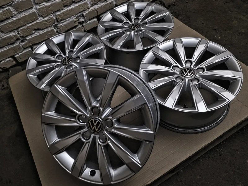 R16 5x112 | Original | Volkswagen/Audi/Skoda/Seat/Cupra... | VAG | Комплект / 4шт | Преміум диски | Рідна фарба, ідеальний стан, без дефектів — фото 2