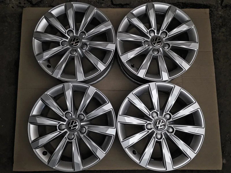 R16 5x112 | Original | Volkswagen/Audi/Skoda/Seat/Cupra... | VAG | Комплект / 4шт | Преміум диски | Рідна фарба, ідеальний стан, без дефектів — фото 3