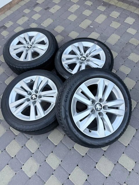 R16 оригінальні диски 5x108 Peugeot 308SW/407/ 508 / Volvo S60 шини 205/55R16 зима (комплект)