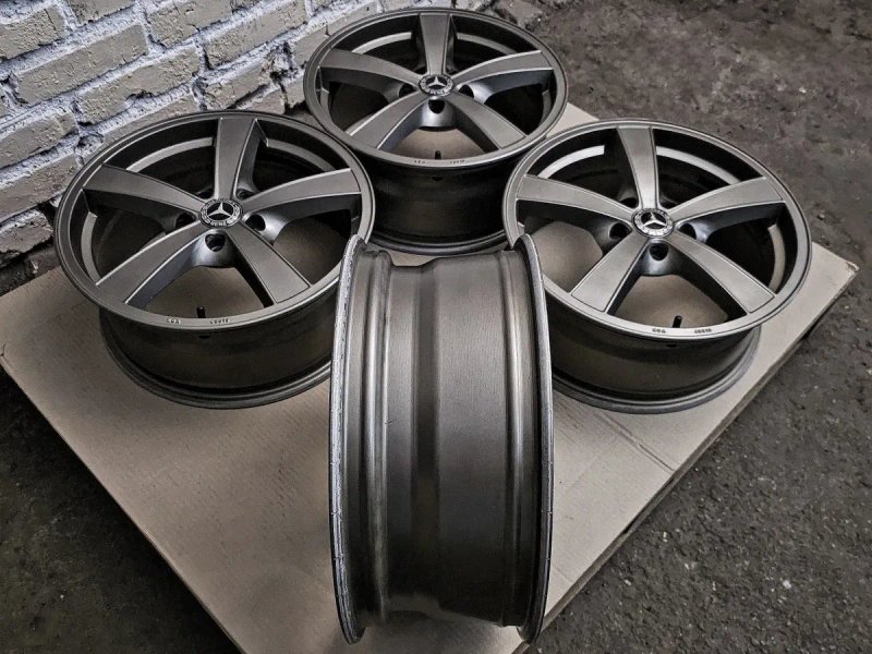 R17 5x112 Mercedes-Benz | Original | Germany | Graphite Matt | Рідна фарба, ідеальний стан, без пошкоджень, без ремонтів, без дефектів | Преміум диски — фото 6