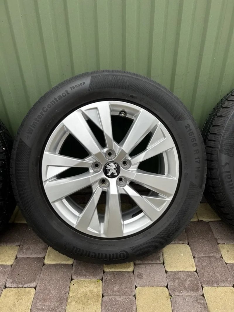 R17 оригінальні диски 5x108 Peugeot 3008/5008 / Ford Kuga / Renaul Koleos 215/65R17 (зима) — фото 5
