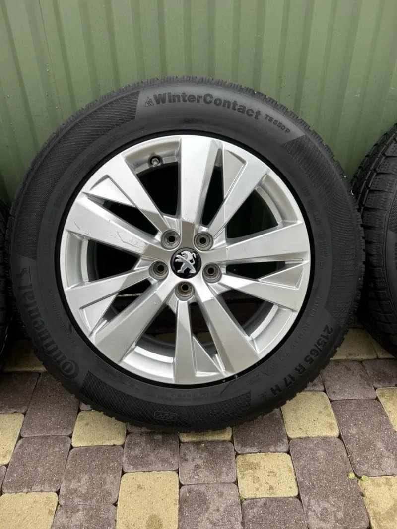 R17 оригінальні диски 5x108 Peugeot 3008/5008 / Ford Kuga / Renaul Koleos 215/65R17 (зима) — фото 6